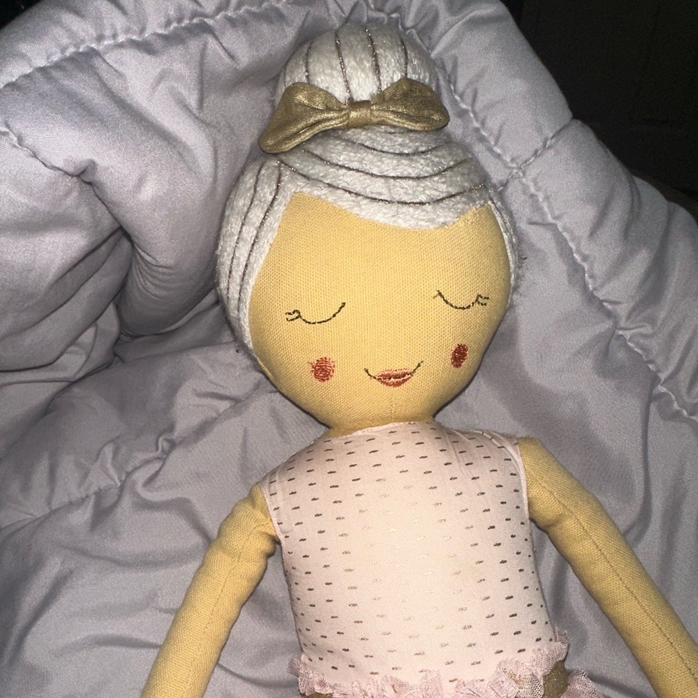 Target Pillowfort Ballerina Doll Plush Large Decorative Pillow Plush Toy 20"